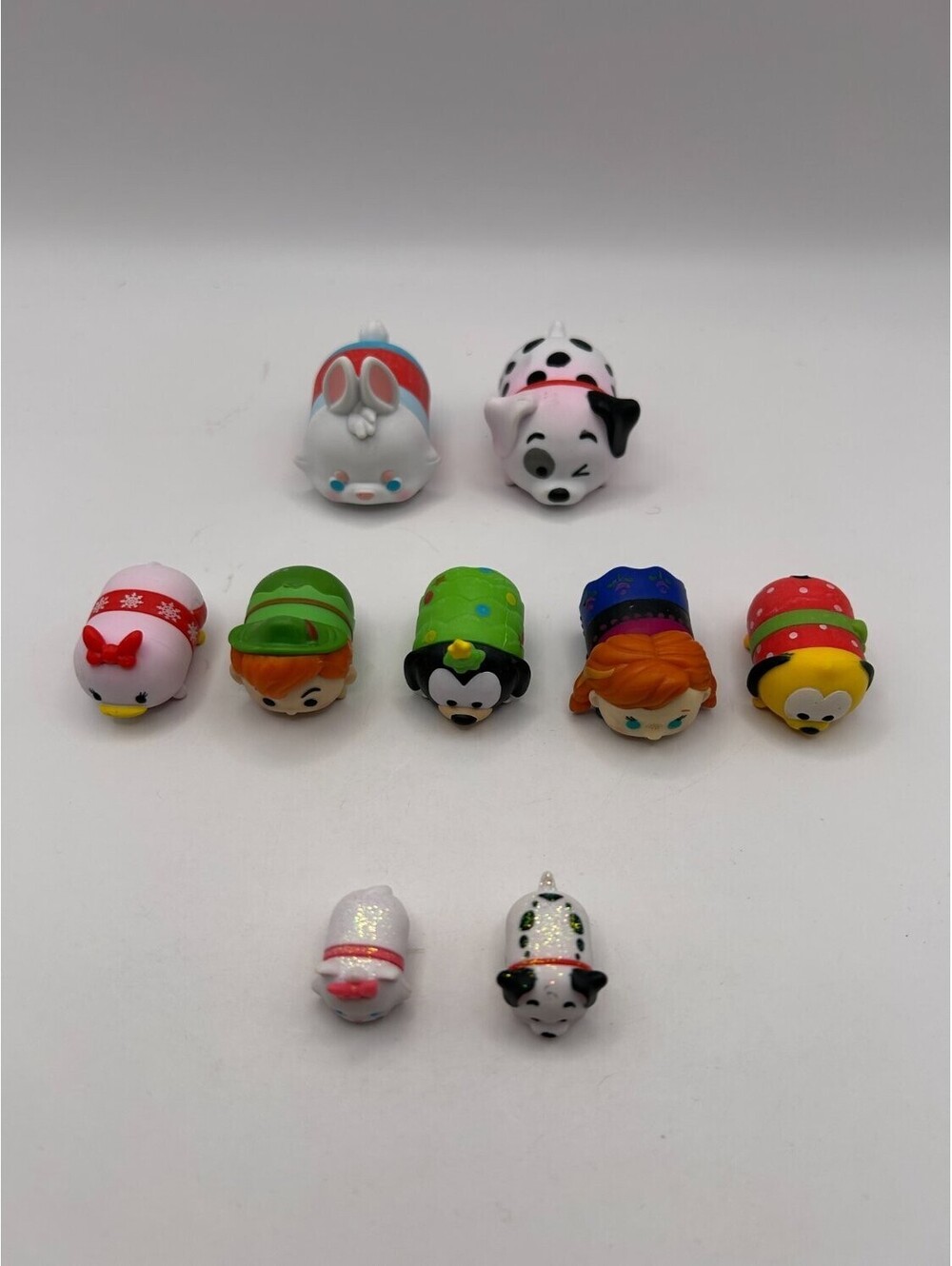 Disney Tsum Tsum Jakks Pacific Figures Lot of 9 Christmas Holiday Anna